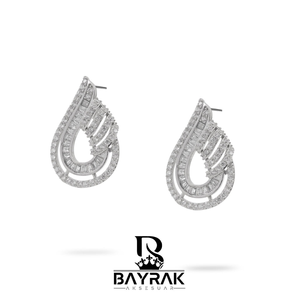 Elia -340- Crystal-Style Fashion Earrings product photo 1