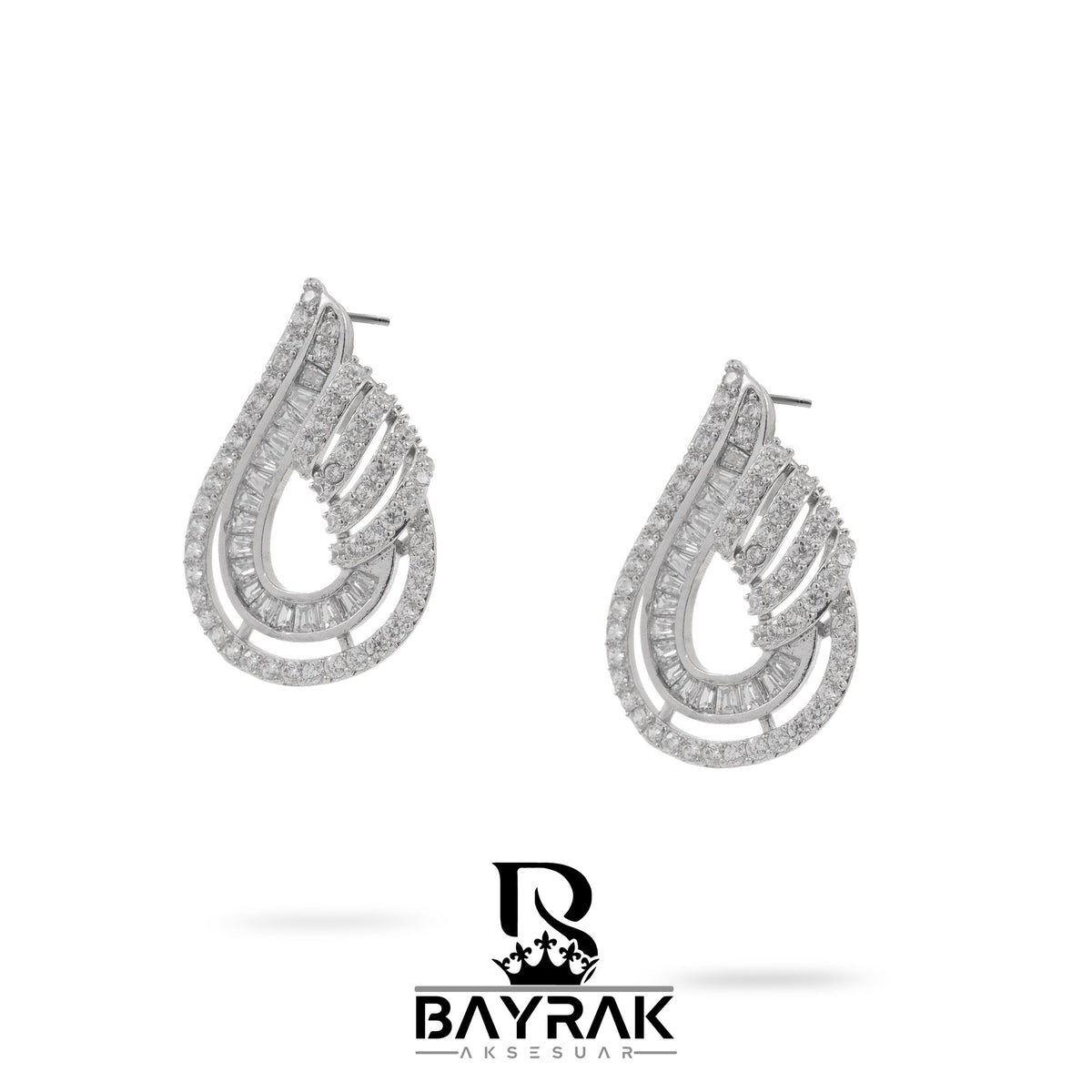 Elia -340- Crystal-Style Fashion Earrings product photo 1