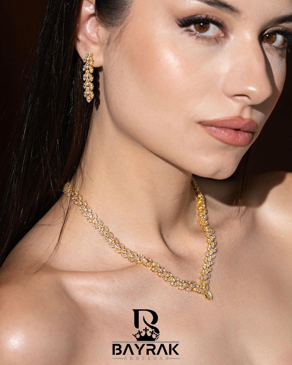 LB 2509 Crystal-Style Fashion Jewelry Set product photo 3