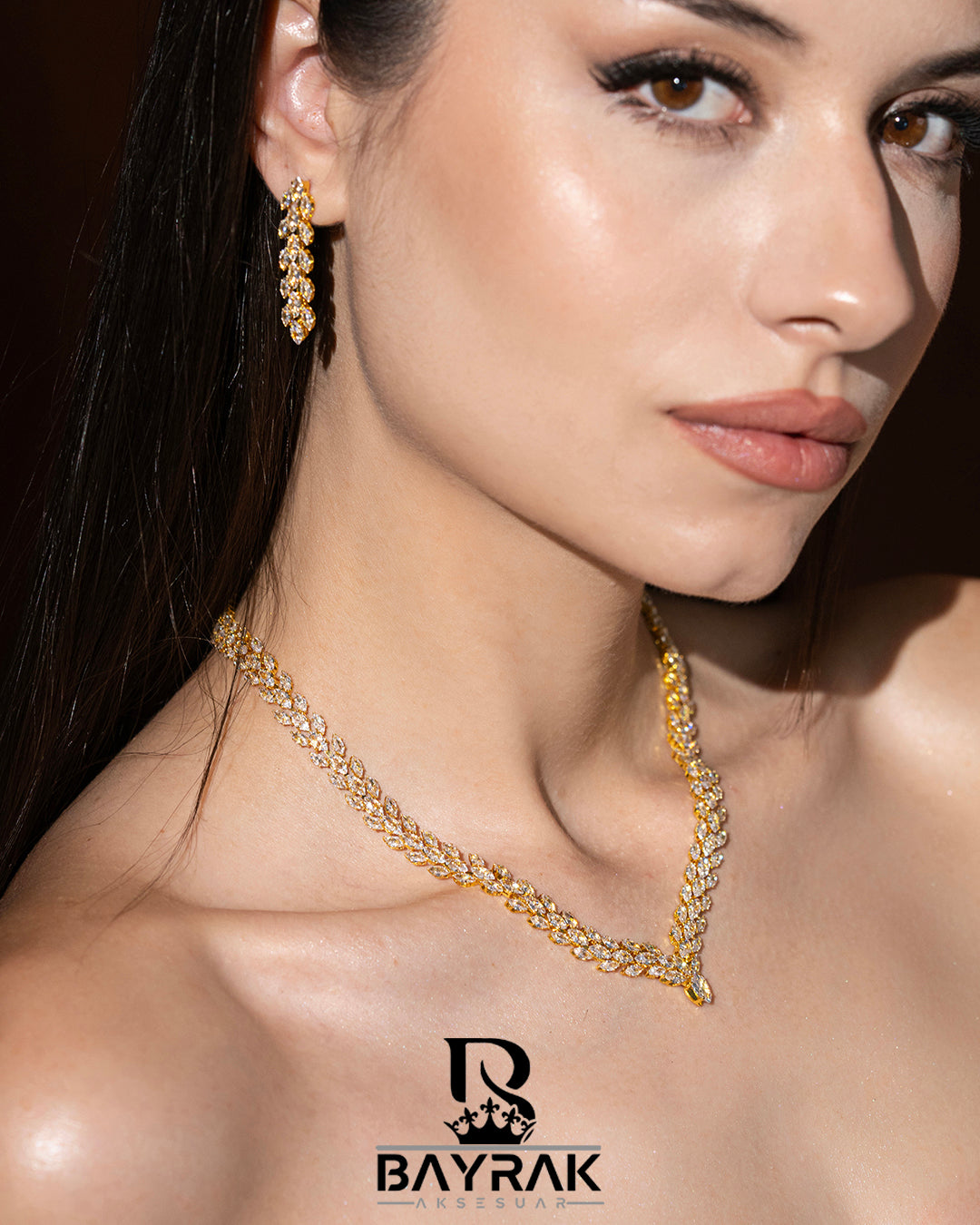 LB 2509 Crystal-Style Fashion Jewelry Set product photo 3