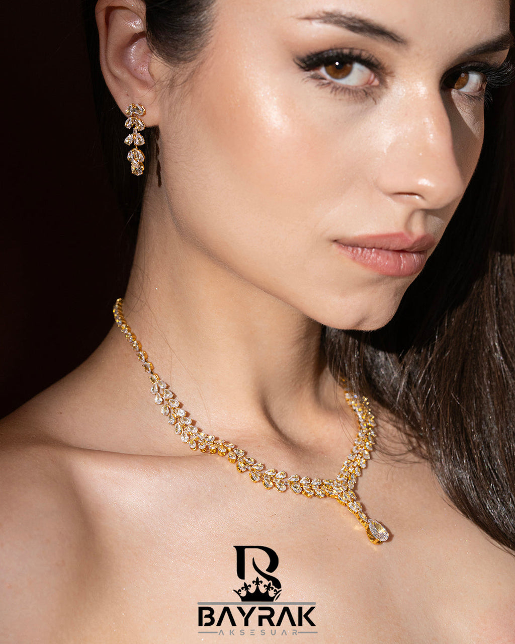 LB 2502 Crystal-Style Fashion Jewelry Set product photo 1