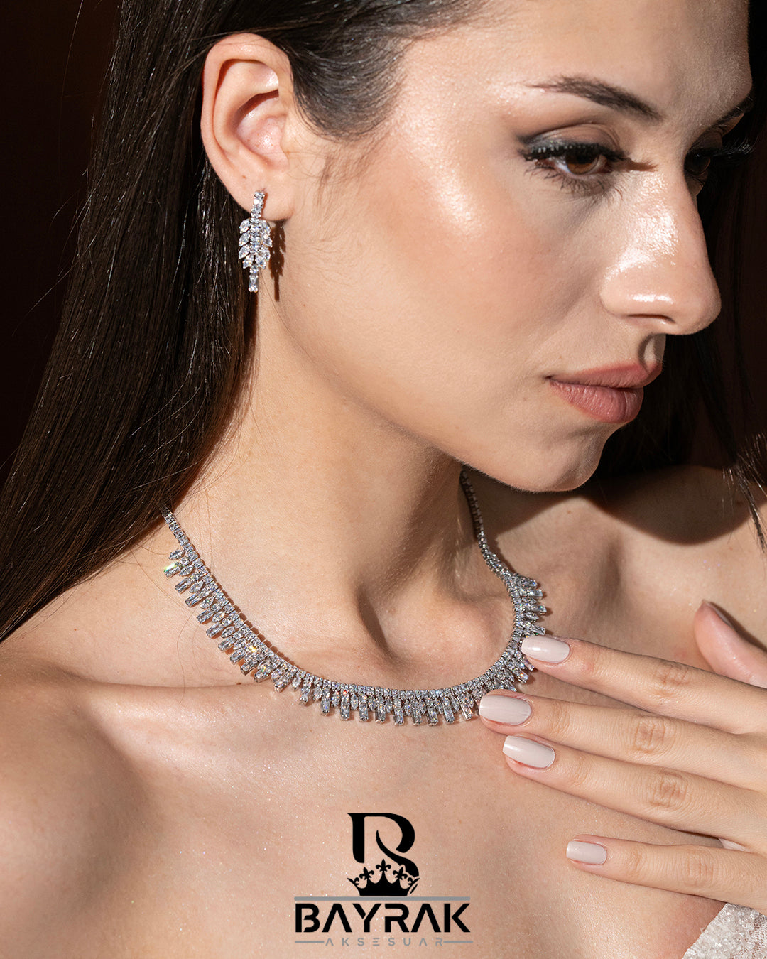 LB 2513 Crystal-Style Fashion Jewelry Set product photo 1