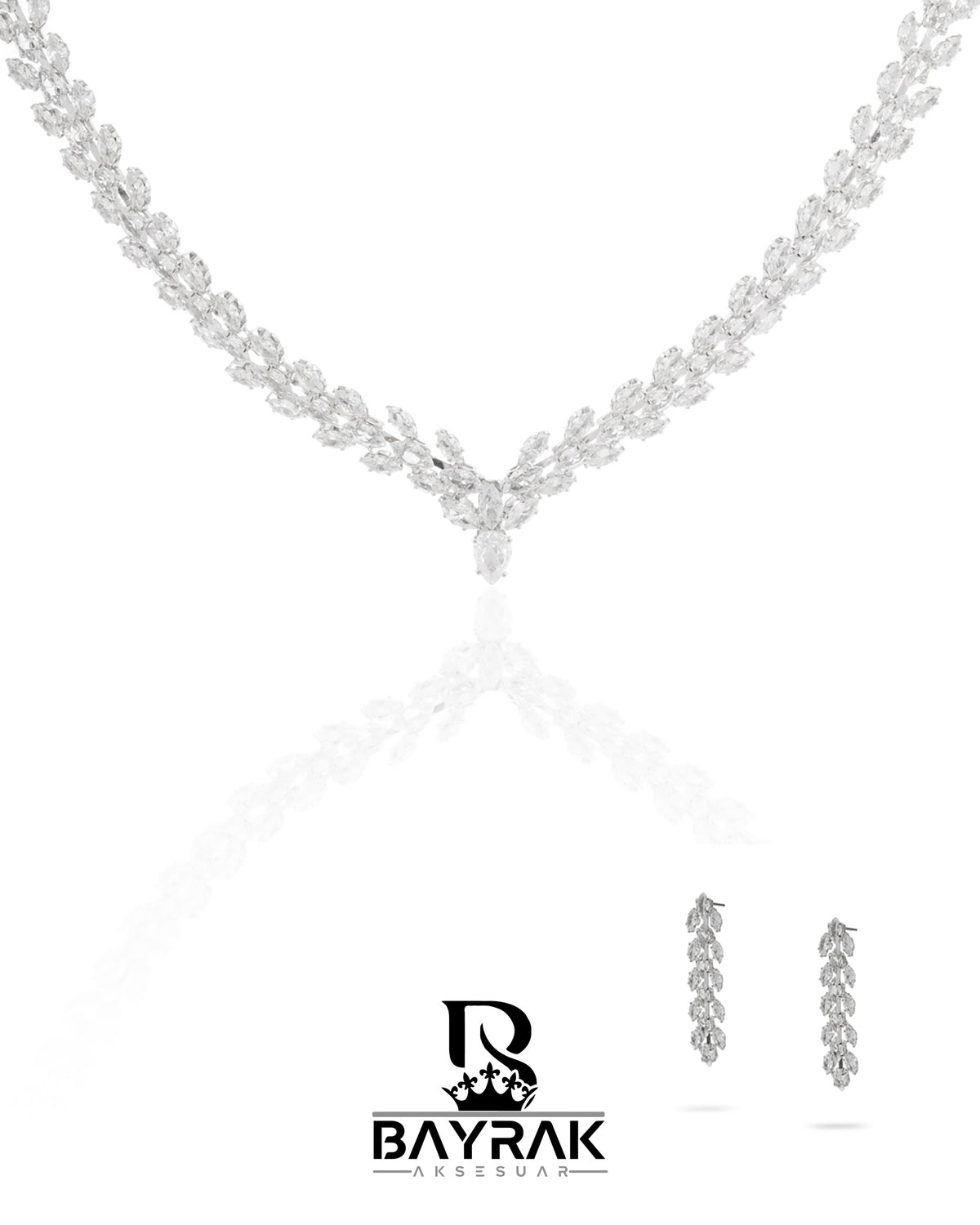 LB 2509 Crystal-Style Fashion Jewelry Set product photo 1