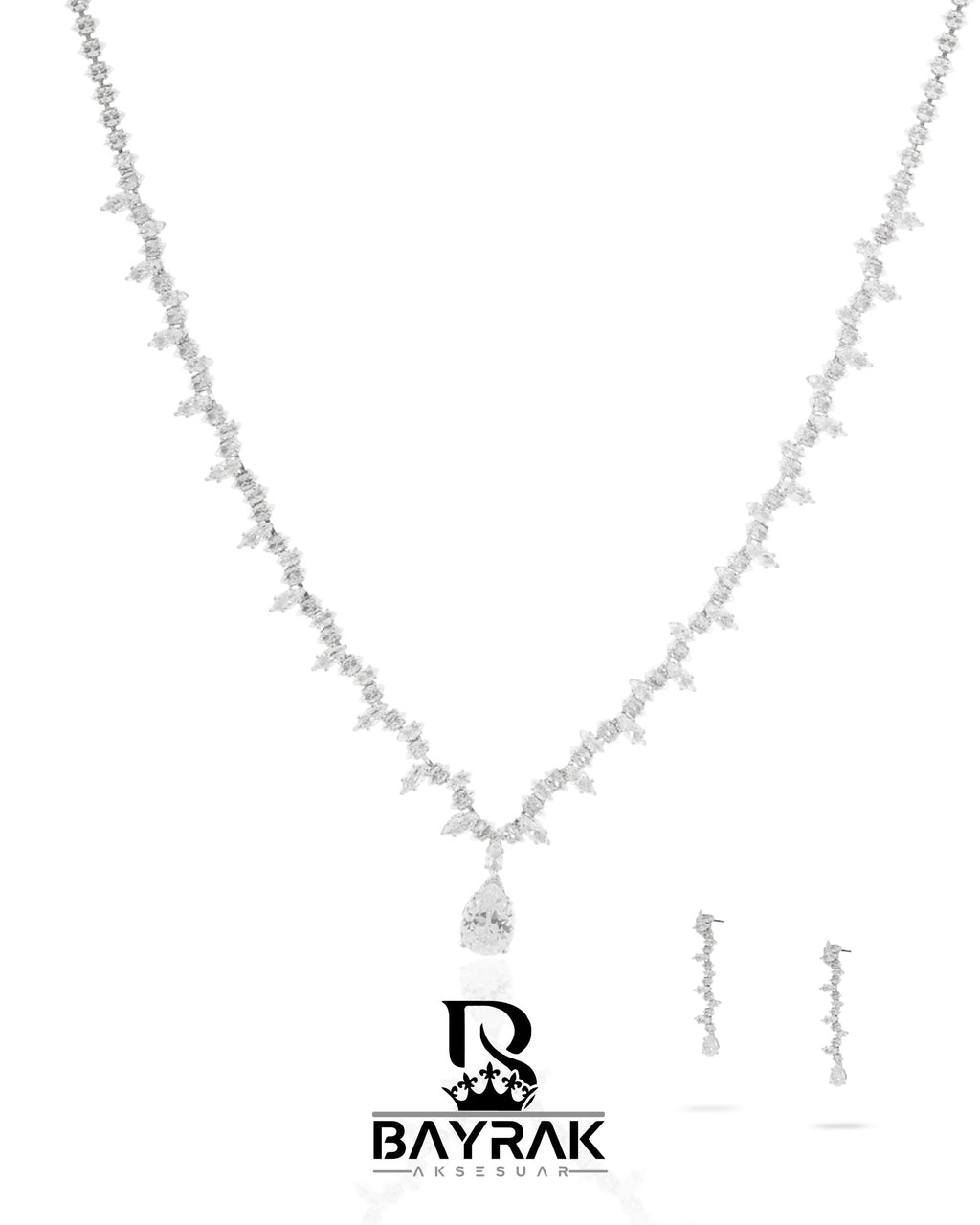 Rosa -362- Crystal-Style Fashion Jewelry Set product photo 1