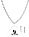 Rosa -382- Crystal-Style Fashion Jewelry Set product photo 1