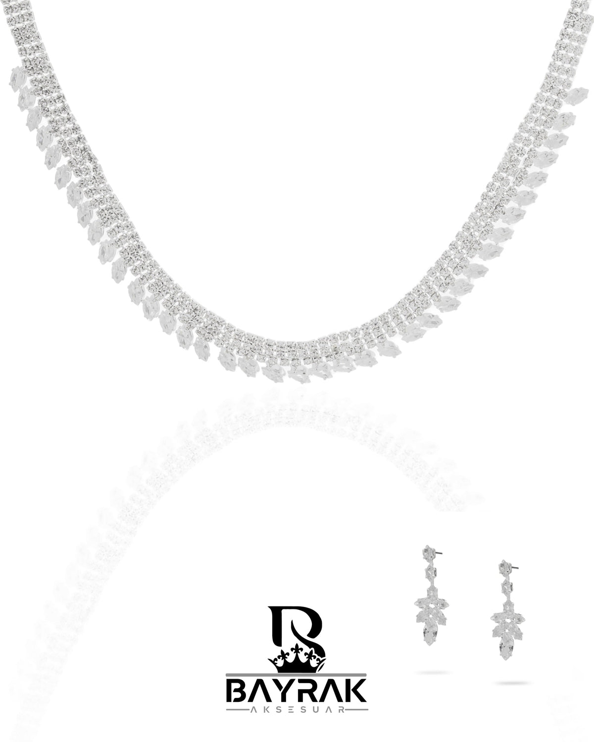 Rosa -392- Crystal-Style Fashion Jewelry Set product photo 1