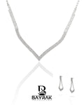 Rosa -400- Crystal-Style Fashion Jewelry Set product photo 1