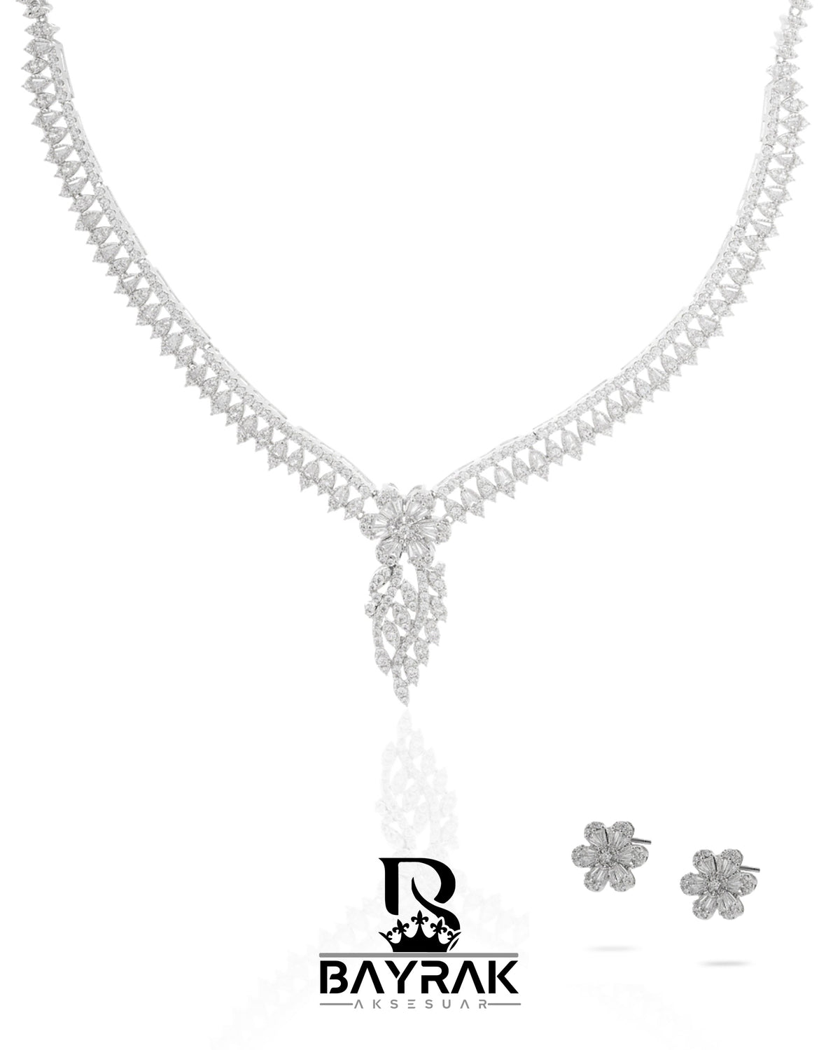 Rosa -404- Crystal-Style Fashion Jewelry Set product photo 1