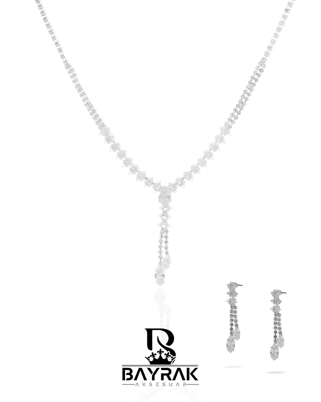 Rosa -412- Crystal-Style Fashion Jewelry Set product photo 1