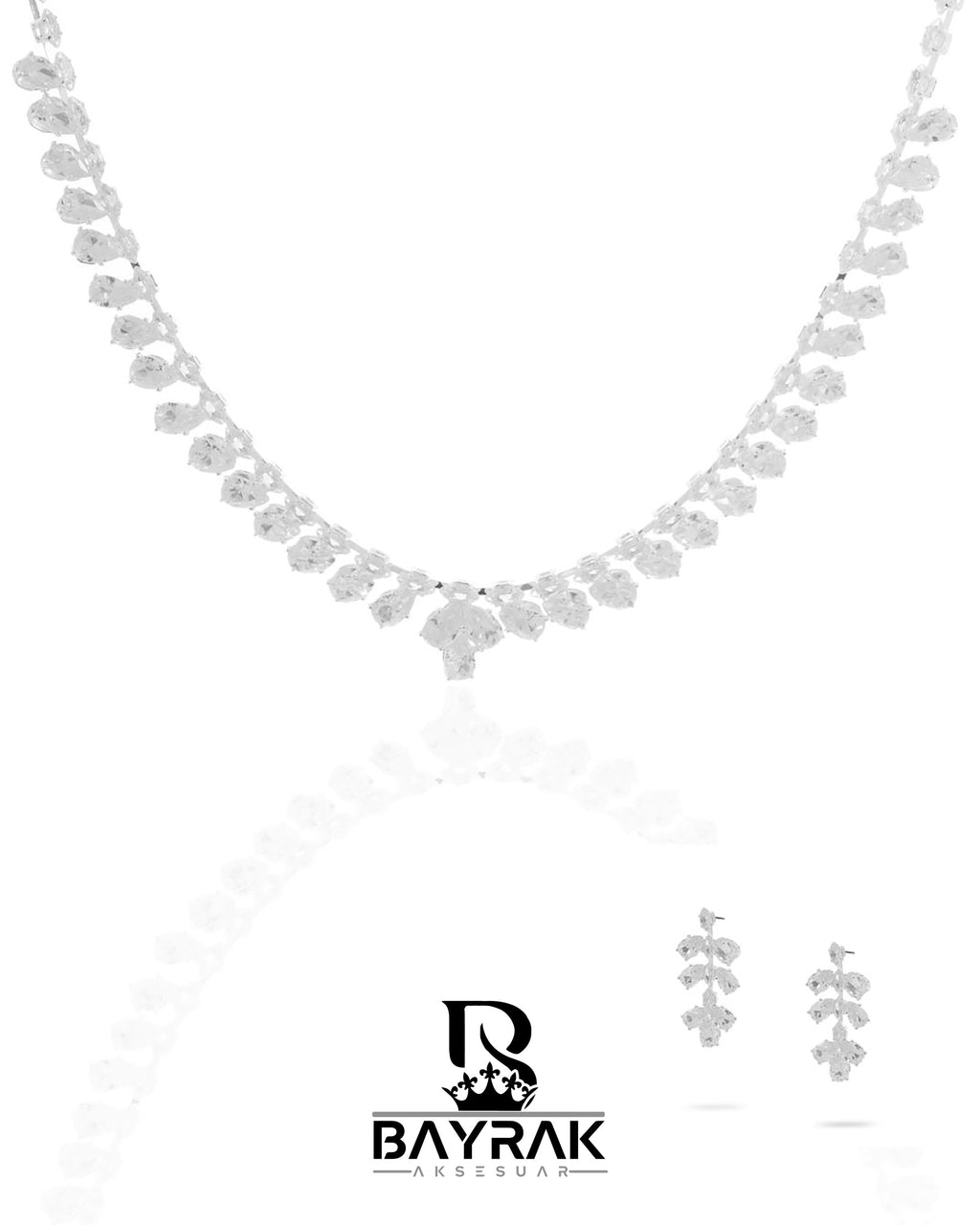 Rosa -414- Crystal-Style Fashion Jewelry Set product photo 1