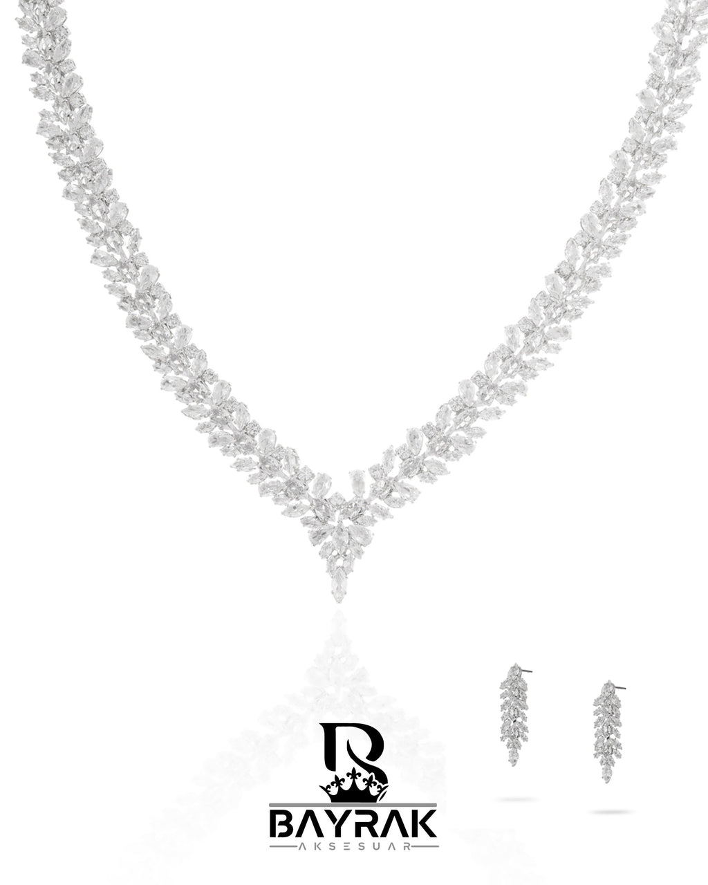 Rosa -416- Crystal-Style Fashion Jewelry Set product photo 1