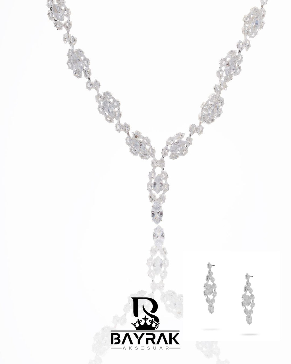 Rosa -432- Crystal-Style Fashion Jewelry Set product photo 1