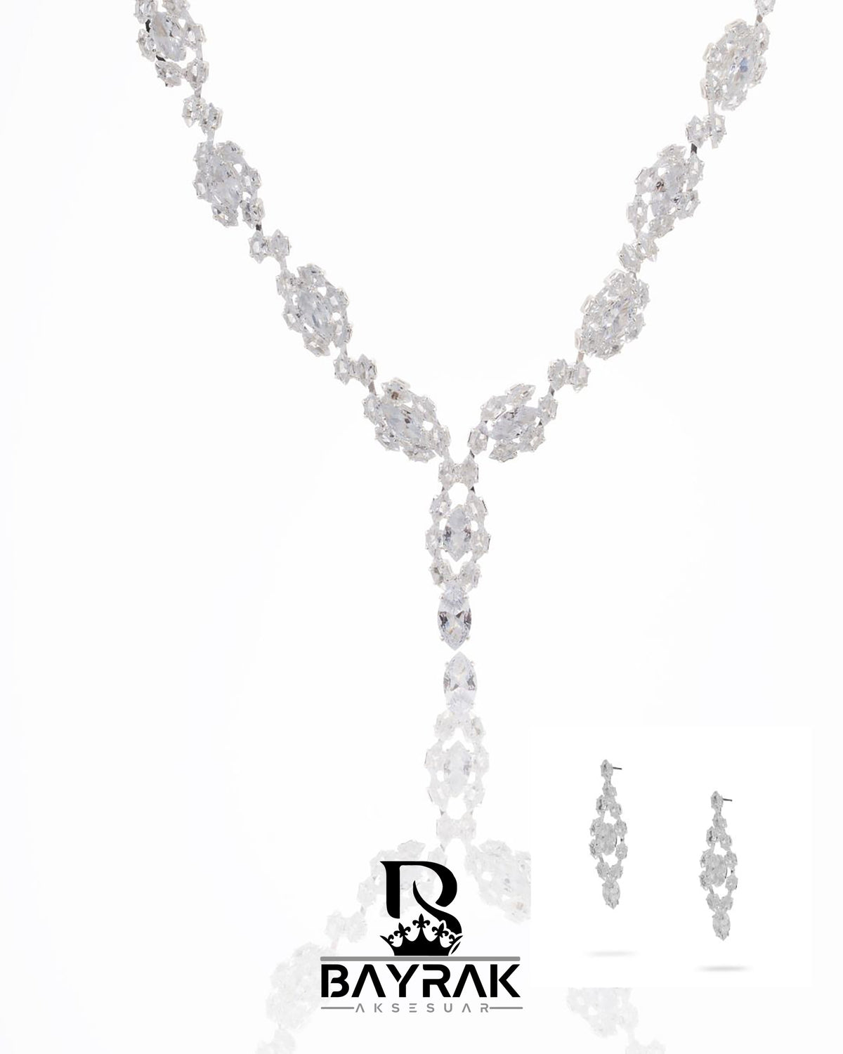 Rosa -432- Crystal-Style Fashion Jewelry Set product photo 1