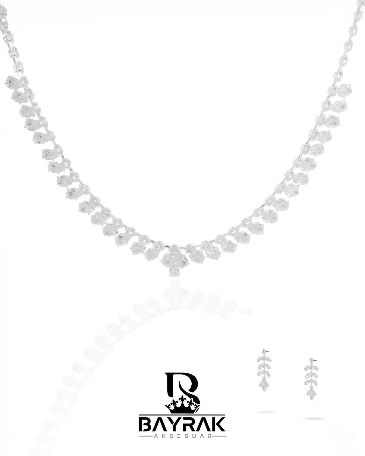 Rosa -440- Crystal-Style Fashion Jewelry Set product photo 1