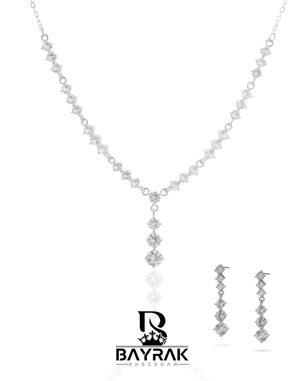 Rosa 460 Crystal-Style Fashion Jewelry Set product photo 1