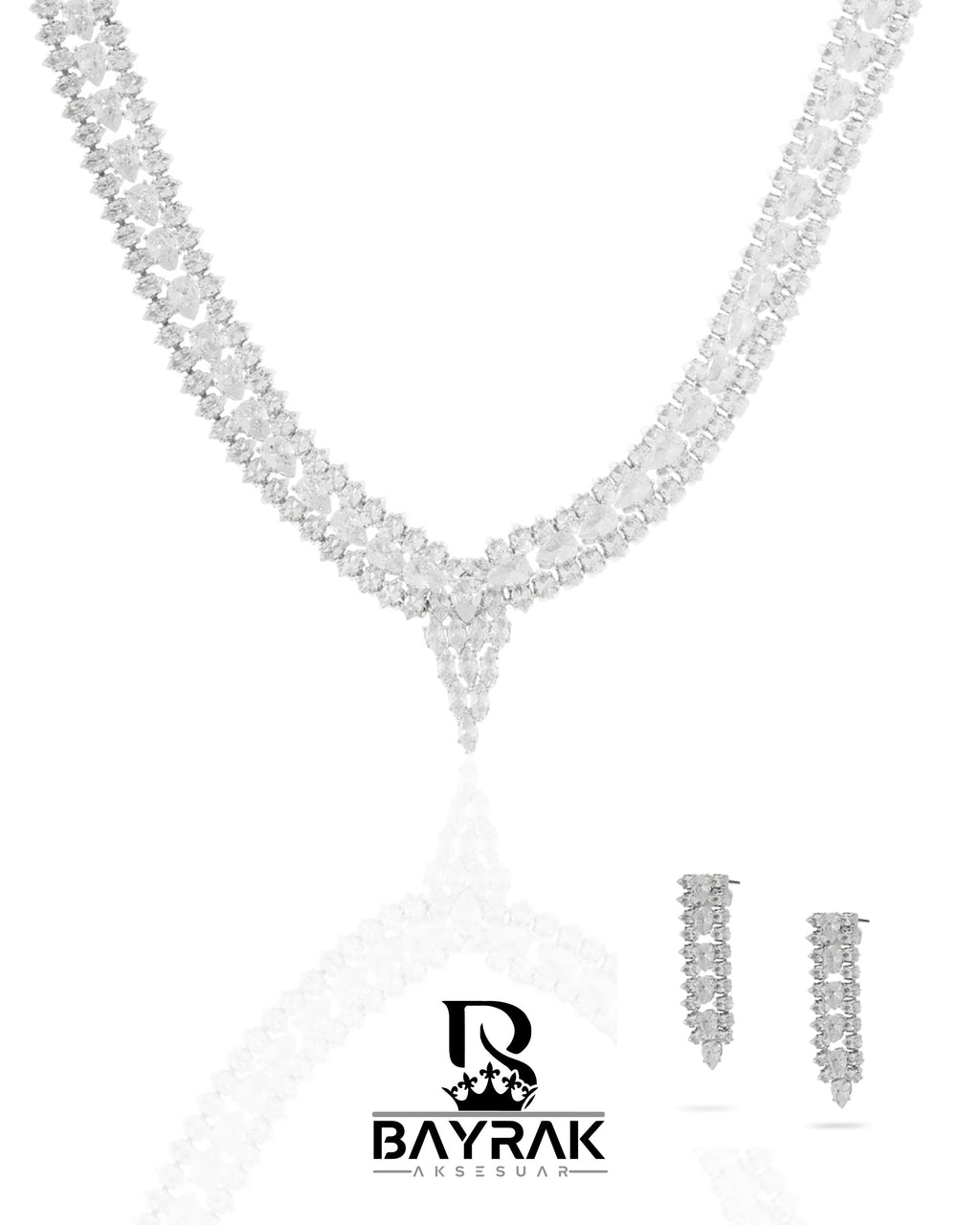 Rosa 475 Crystal-Style Fashion Jewelry Set product photo 1