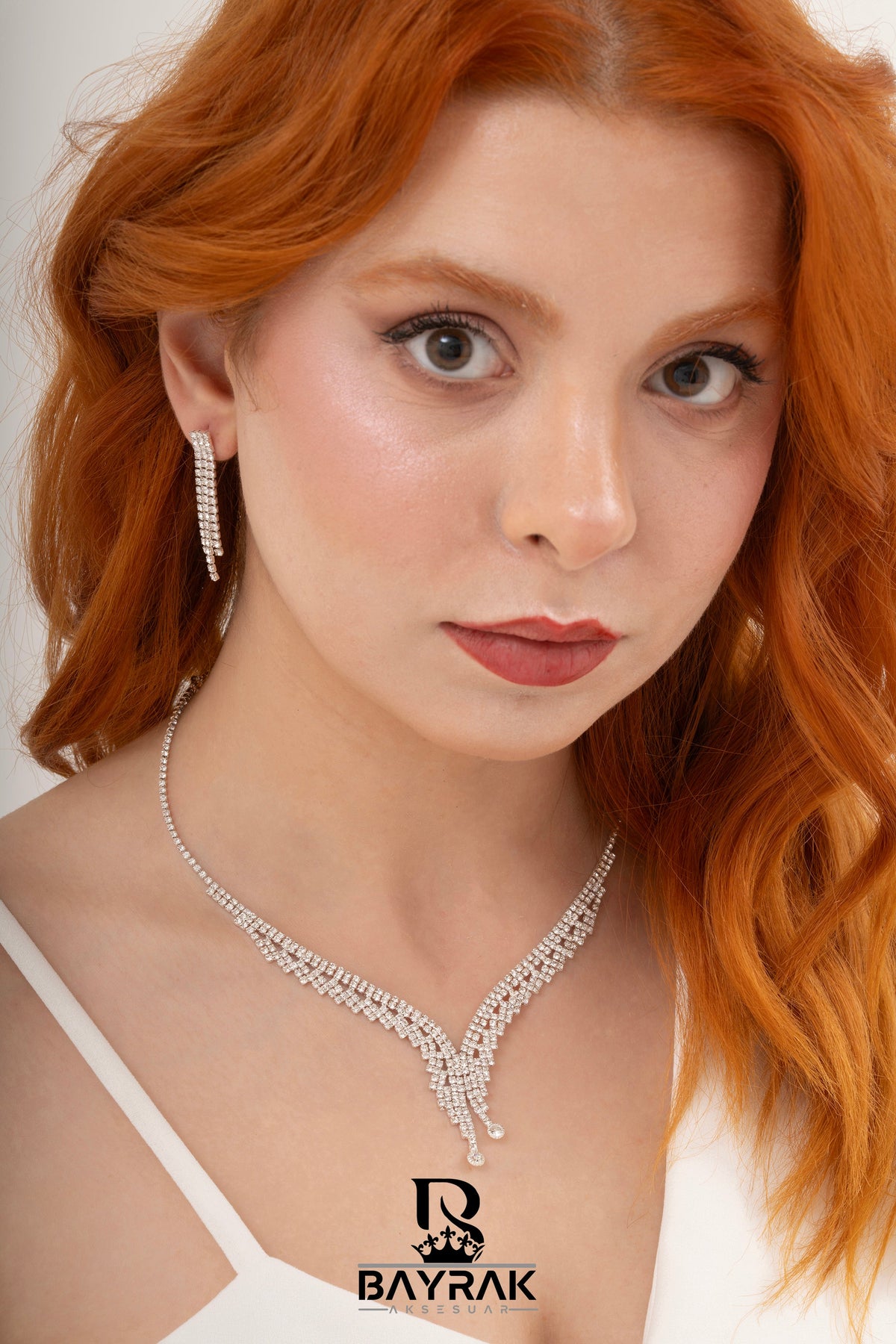 Rosa -344- Crystal-Style Fashion Jewelry Set product photo 3