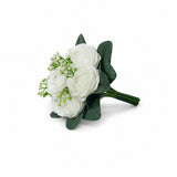 Florea -4010- Beyaz Gul Yesil Yaprakli Atma Bridal Bouquet product photo 1