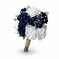 Florea -4030- Lacivert Beyaz Gul Atma Bridal Bouquet product photo 1