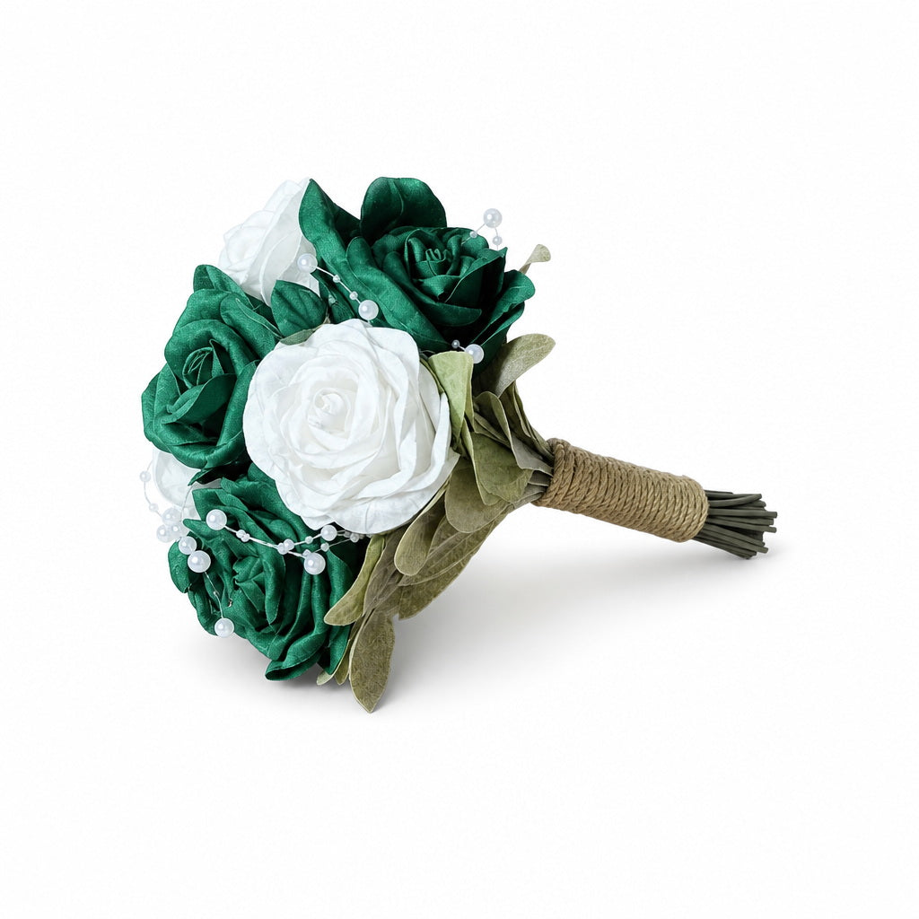 Florea -4060- Zumrut Beyaz Gul Atma Bridal Bouquet product photo 1