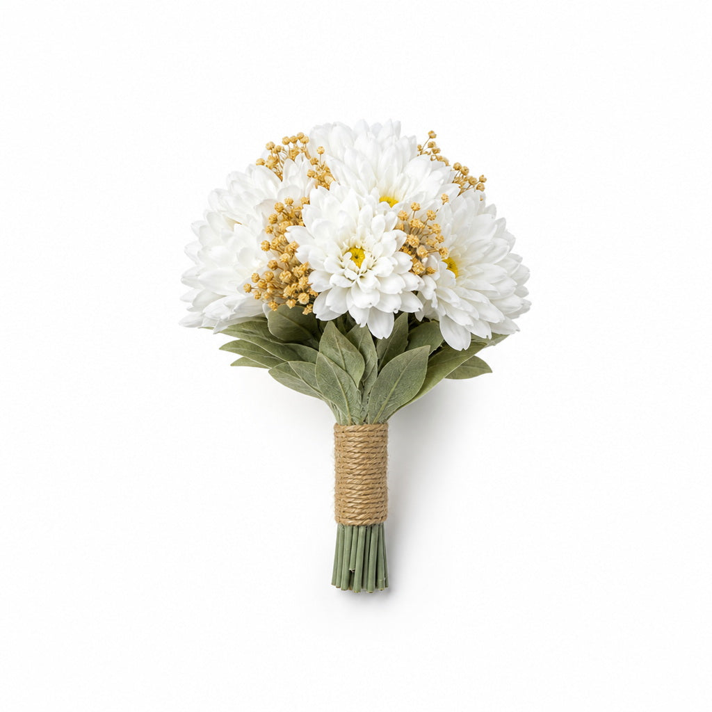 Florea -4070- Beyaz Papatya Atma Bridal Bouquet product photo 1
