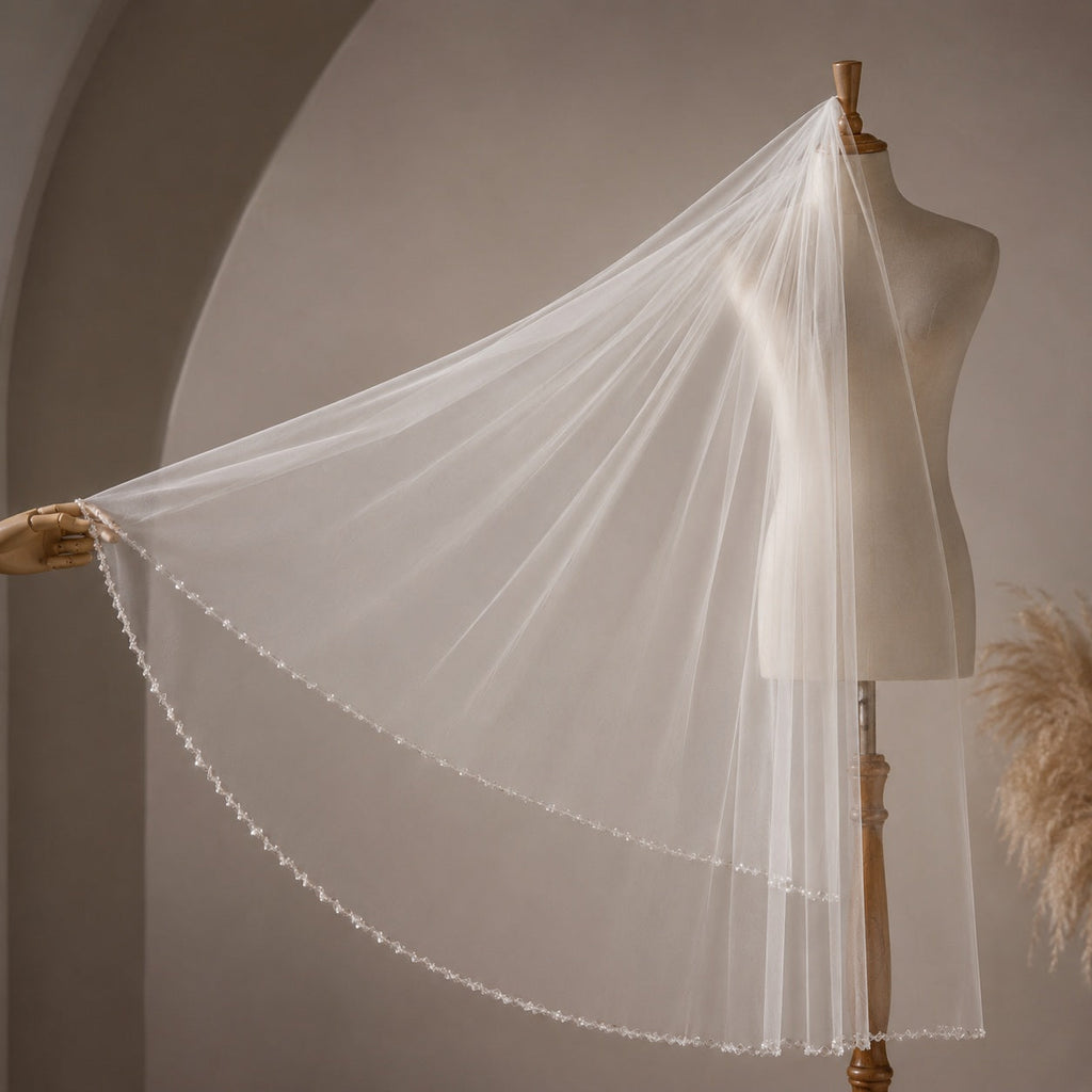 Plain Tulle Bridal Veil product photo 1