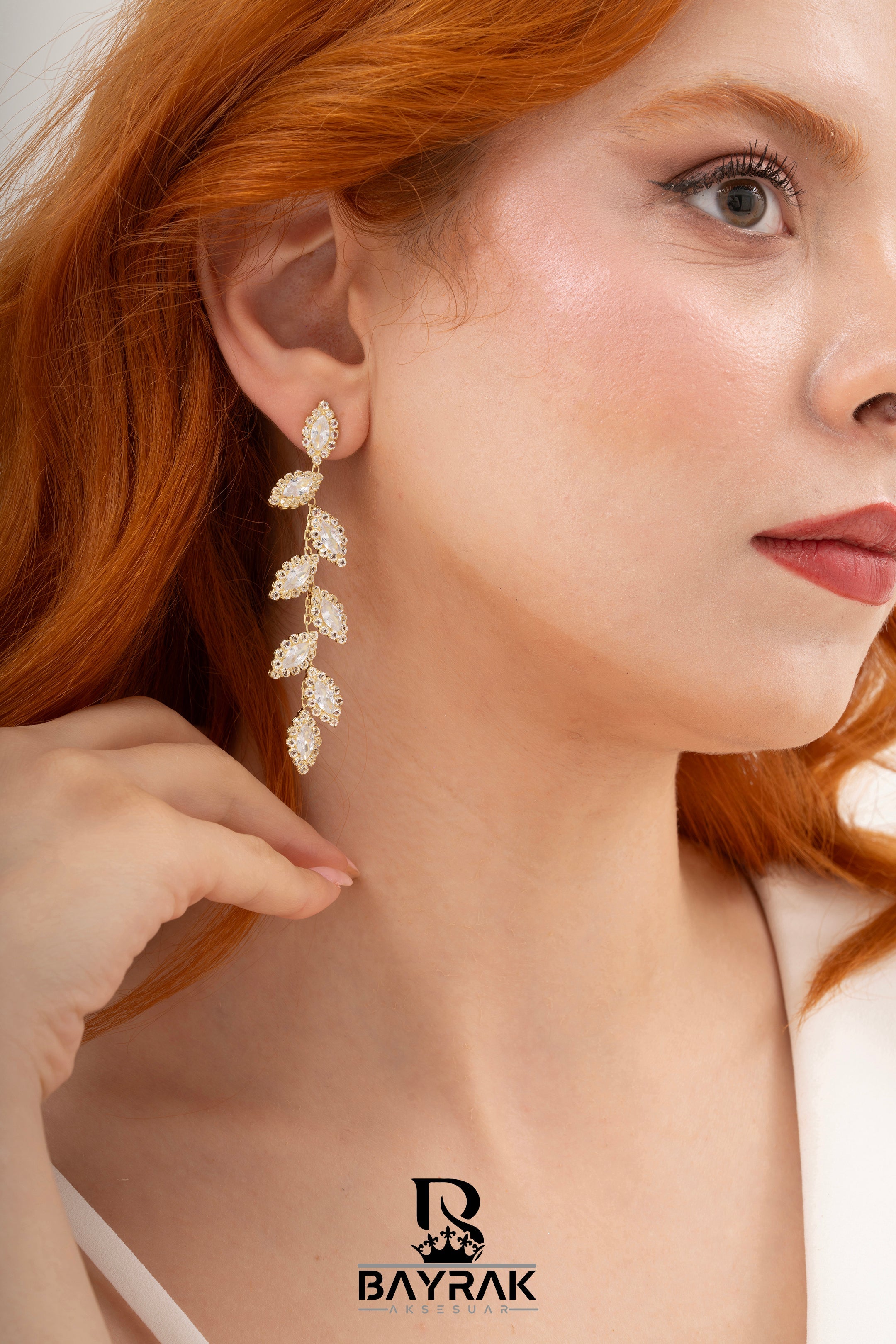 Elia -206- Crystal-Style Fashion Earrings product photo 4