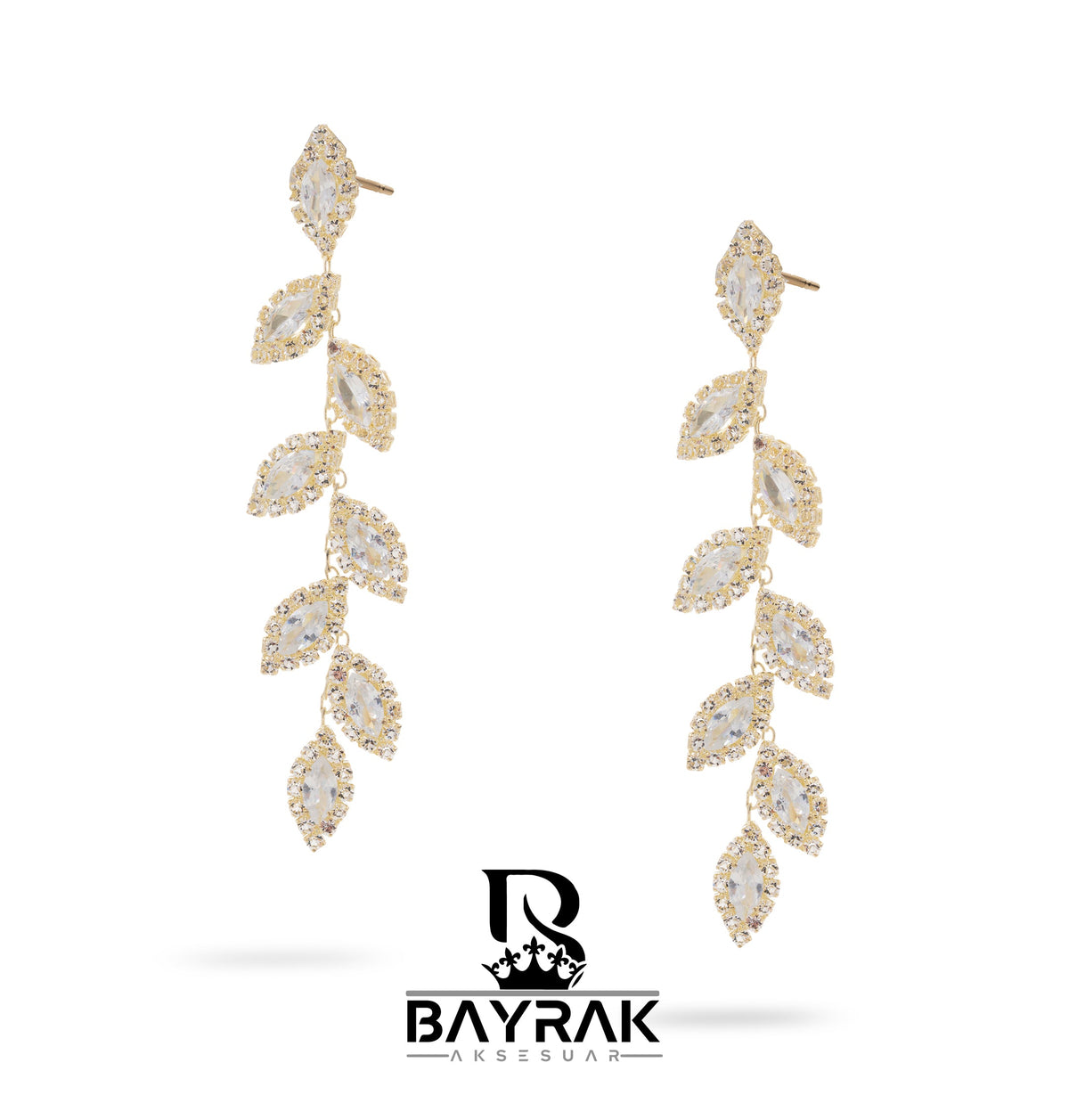 Elia -206- Crystal-Style Fashion Earrings product photo 3