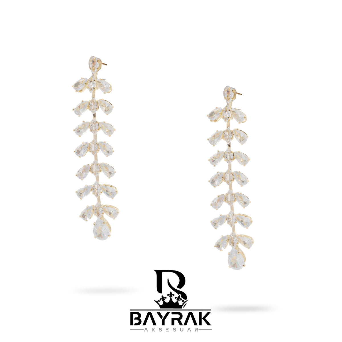 Elia -208- Crystal-Style Fashion Earrings product photo 3
