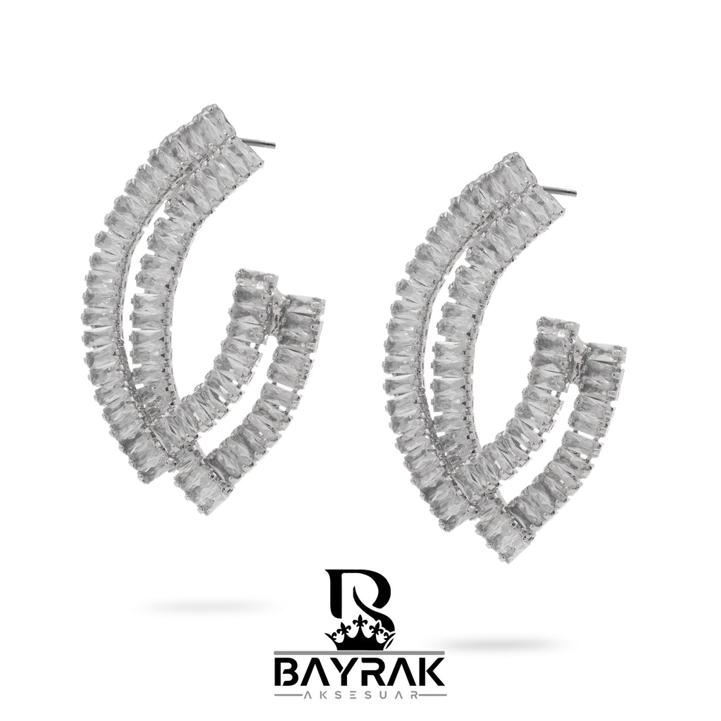 Elia -212- Crystal-Style Fashion Earrings product photo 1