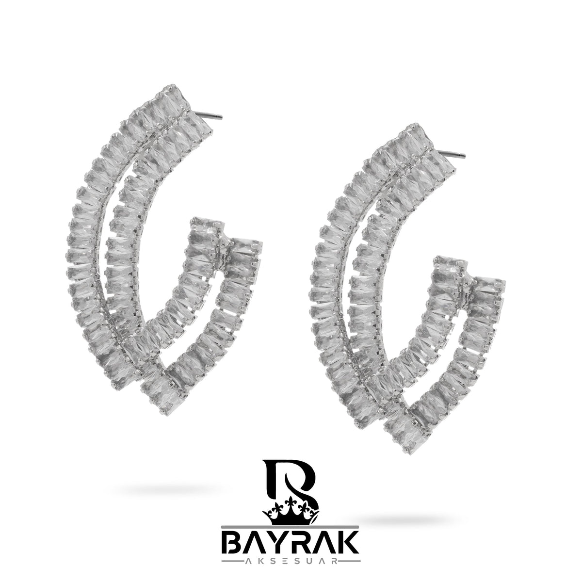 Elia -212- Crystal-Style Fashion Earrings product photo 1