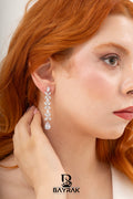 Elia -214- Crystal-Style Fashion Earrings product photo 3