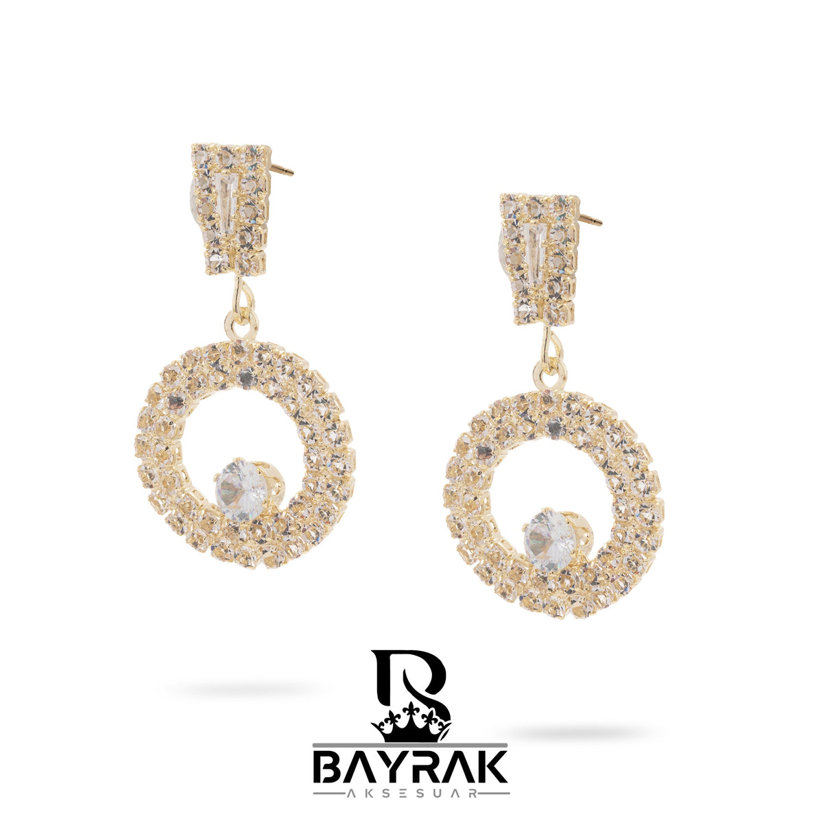 Elia -216- Crystal-Style Fashion Earrings product photo 3
