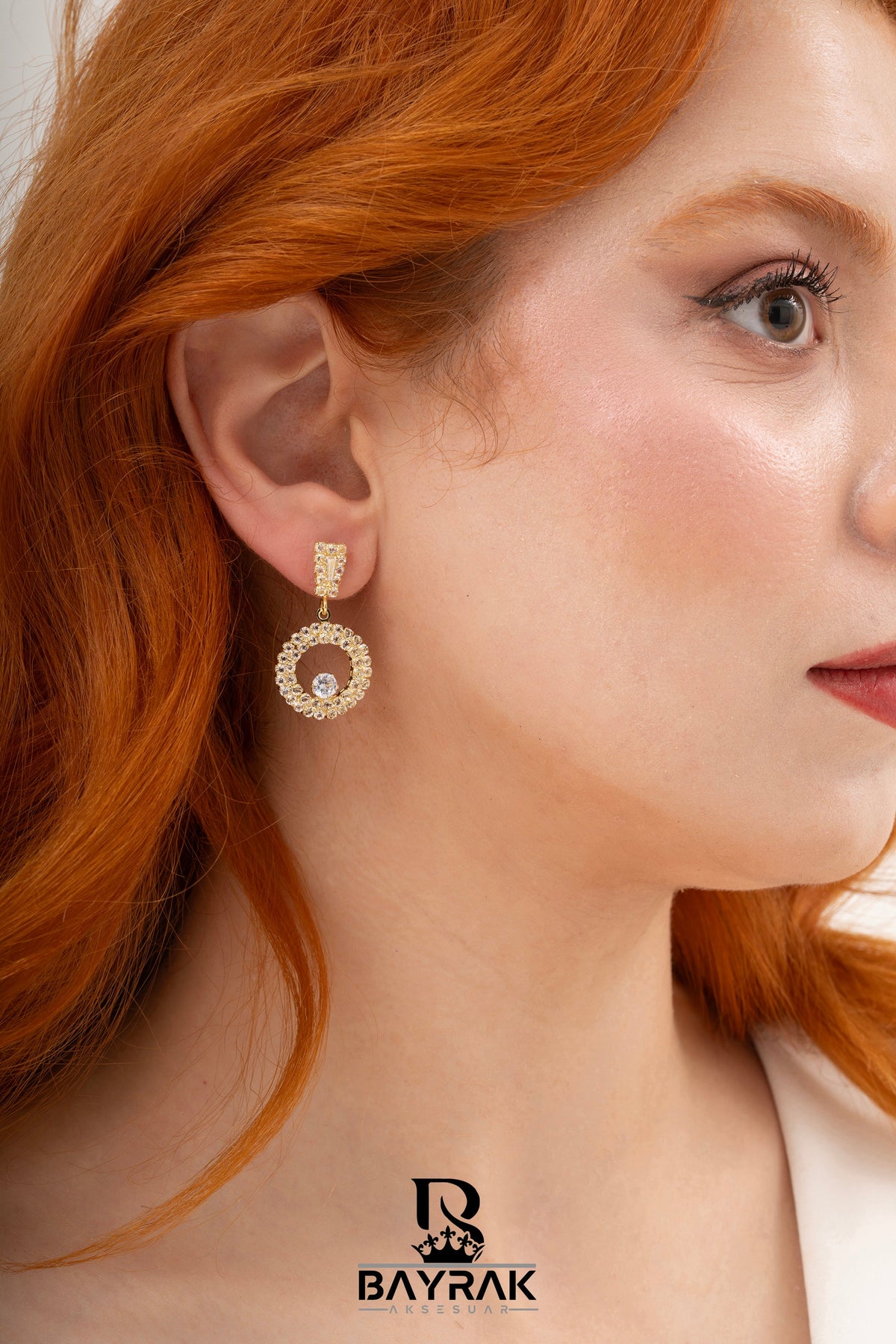 Elia -216- Crystal-Style Fashion Earrings product photo 4