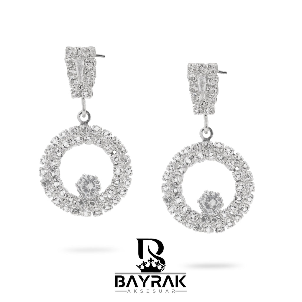 Elia -216- Crystal-Style Fashion Earrings product photo 1