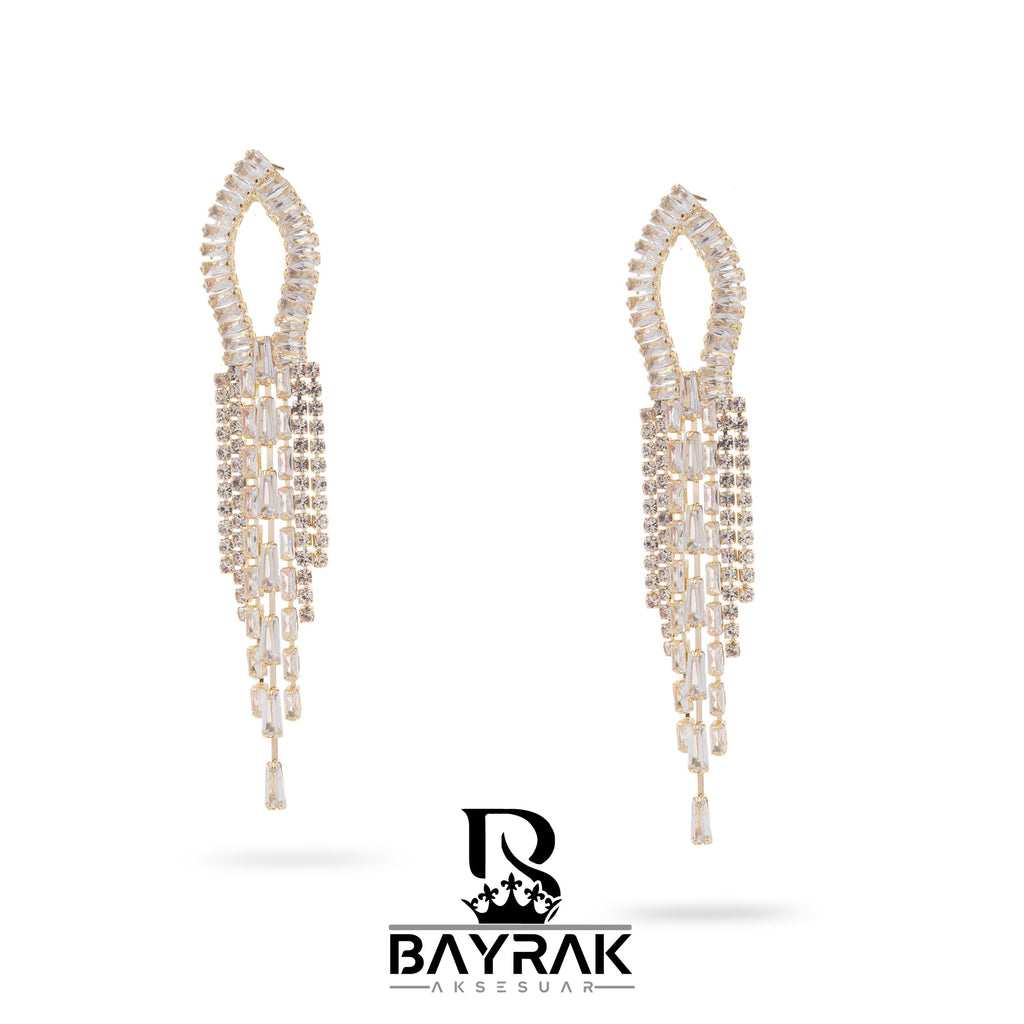 Elia -218- Crystal-Style Fashion Earrings product photo 3