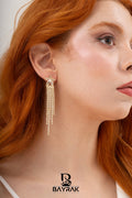 Elia -222- Crystal-Style Fashion Earrings product photo 4