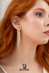 Elia -222- Crystal-Style Fashion Earrings product photo 4