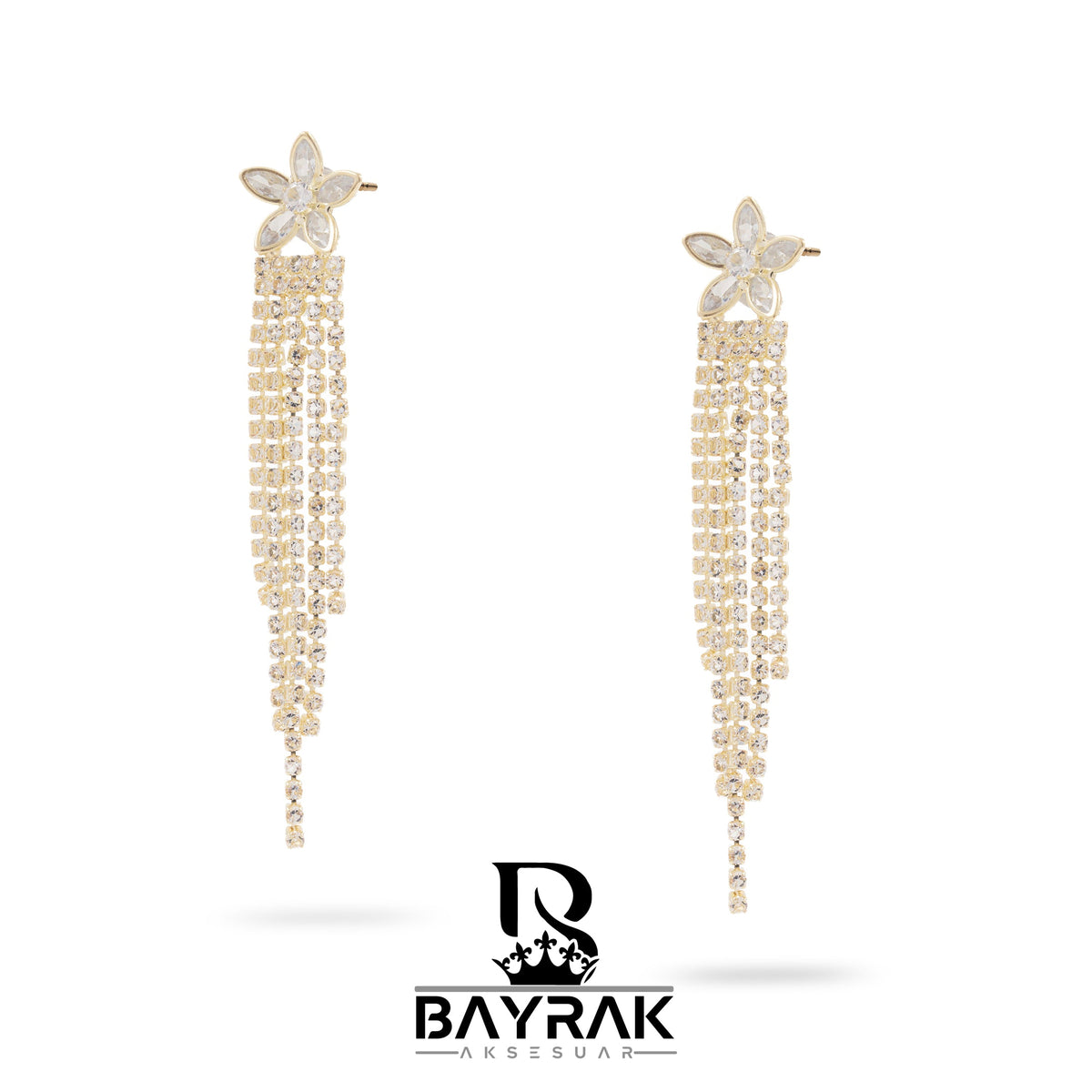 Elia -222- Crystal-Style Fashion Earrings product photo 3