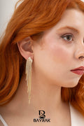 Elia -224- Crystal-Style Fashion Earrings product photo 4