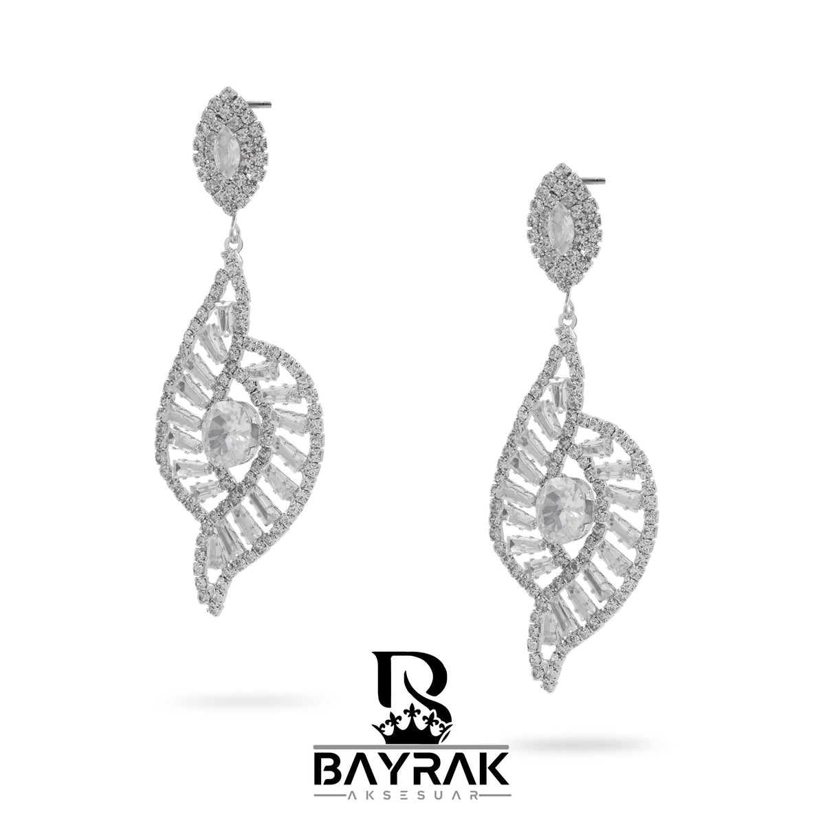 Elia -228- Crystal-Style Fashion Earrings product photo 1