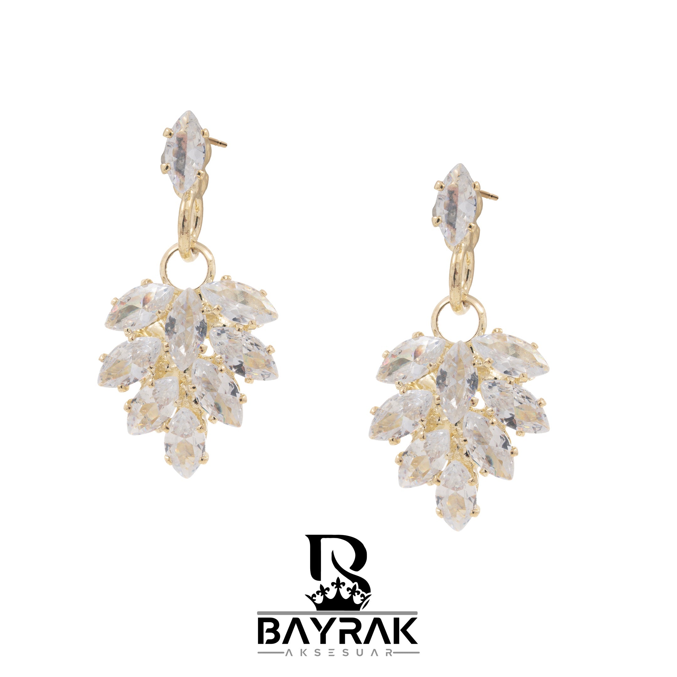 Elia -230- Crystal-Style Fashion Earrings product photo 1