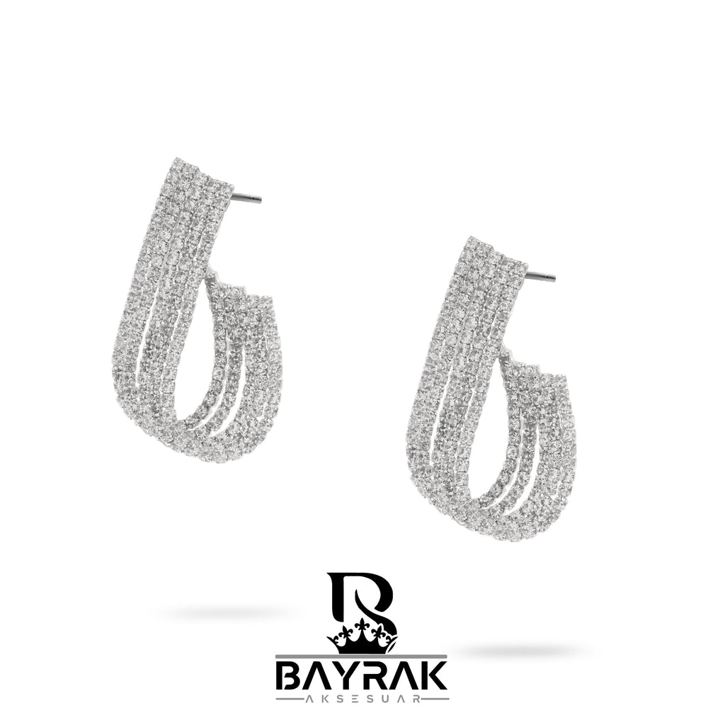 Elia -232- Crystal-Style Fashion Earrings product photo 1