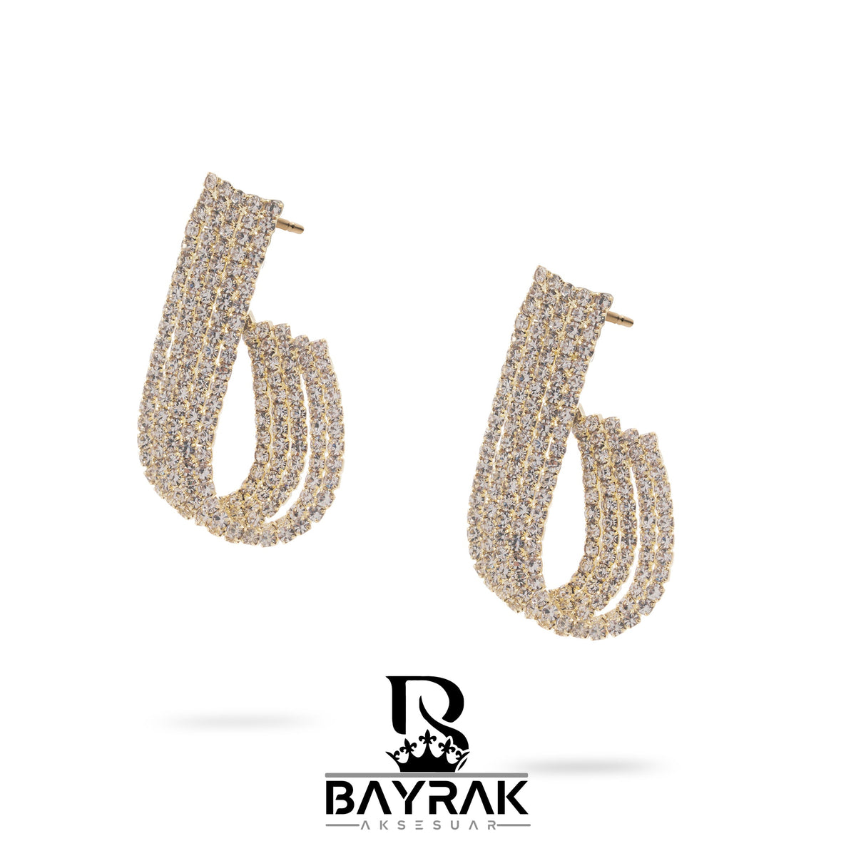 Elia -232- Crystal-Style Fashion Earrings product photo 3