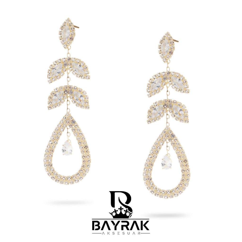 Elia -234- Crystal-Style Fashion Earrings product photo 3