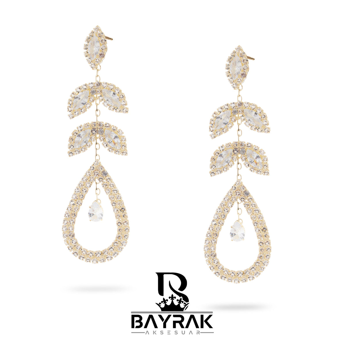 Elia -234- Crystal-Style Fashion Earrings product photo 3