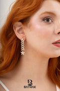 Elia -236- Crystal-Style Fashion Earrings product photo 4