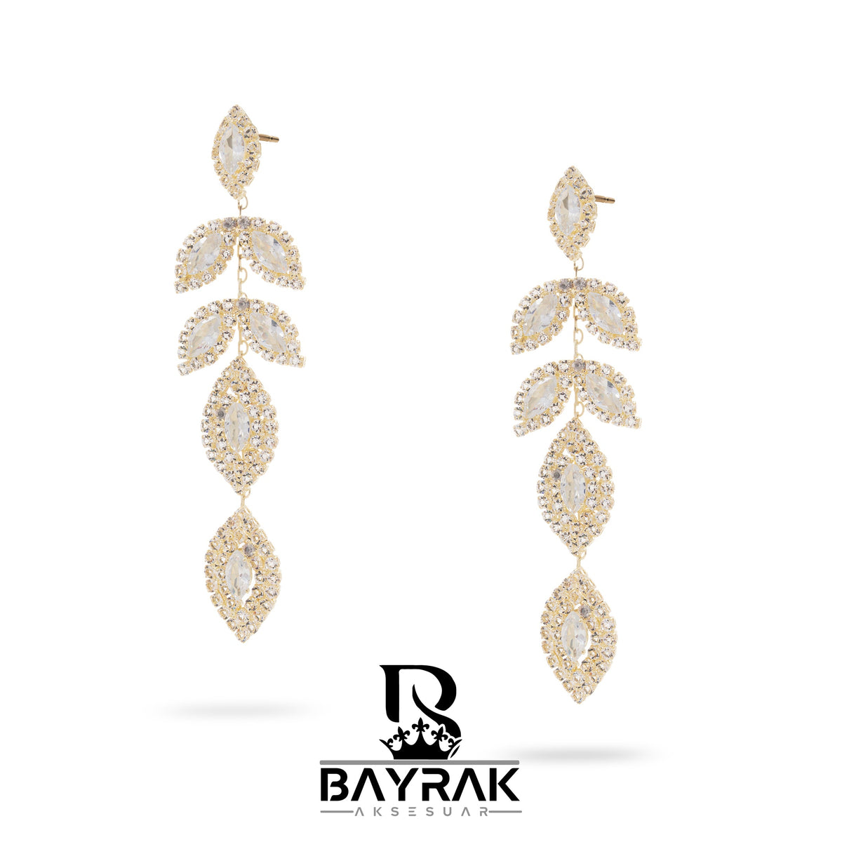 Elia -238- Crystal-Style Fashion Earrings product photo 3