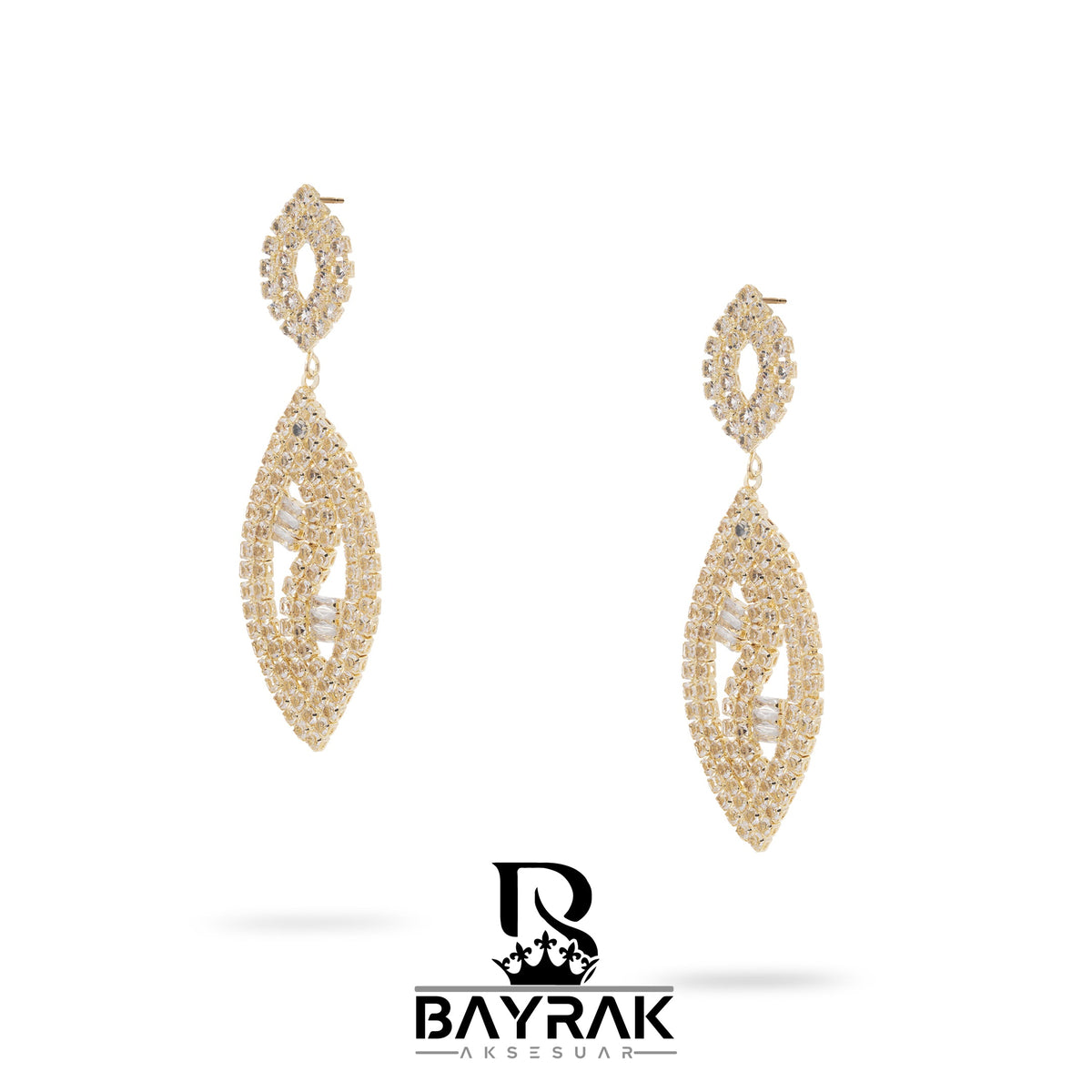 Elia -244- Crystal-Style Fashion Earrings product photo 1