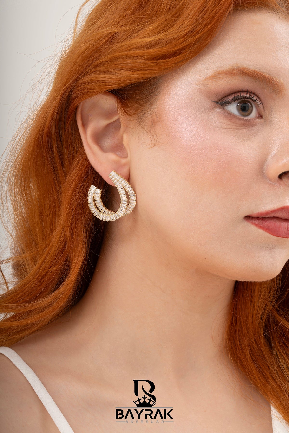 Elia -246- Crystal-Style Fashion Earrings product photo 4
